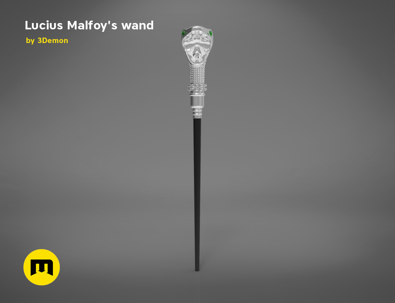 3D file Lucius Malfoy’s Wand 🪄・3D printable model to download・Cults